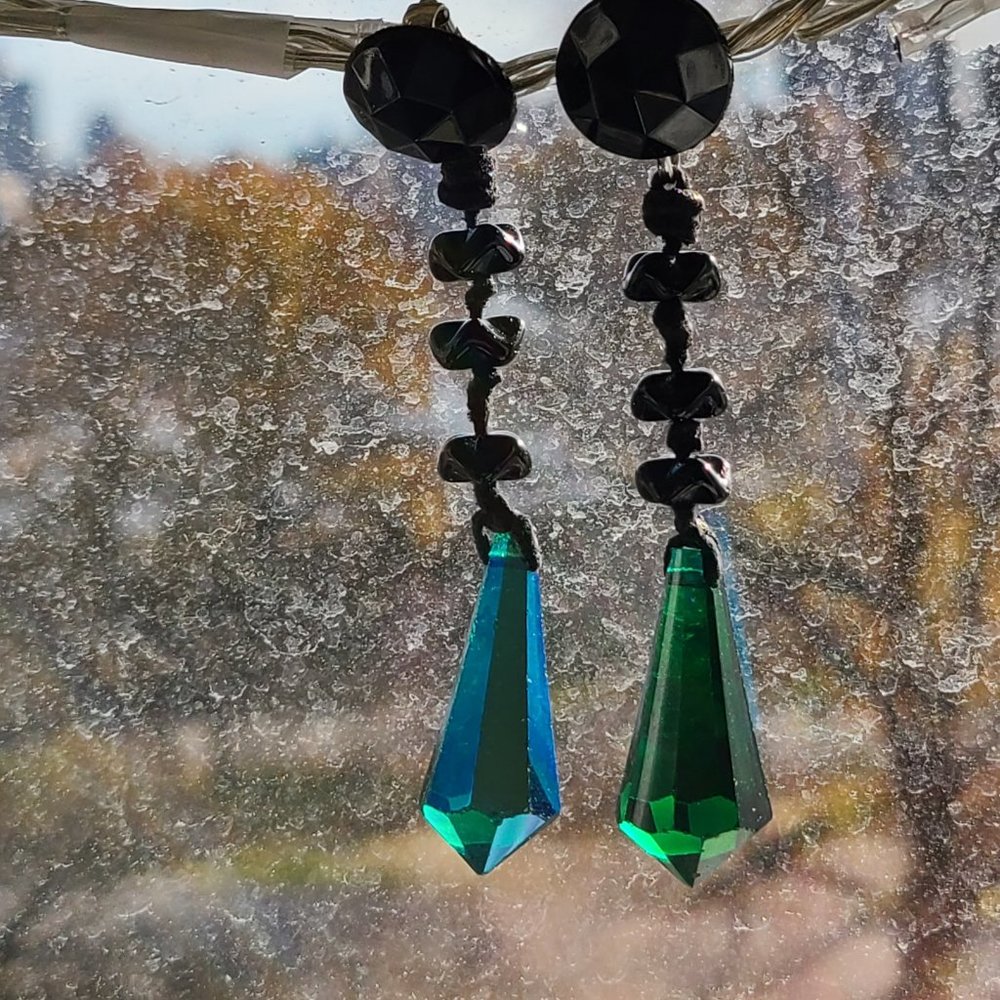 Beautiful, festive Shimmer drop Earrings